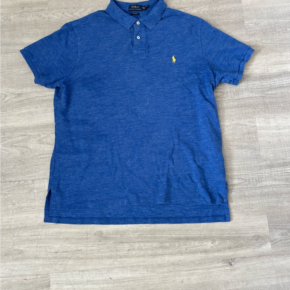 Polo Ralph Lauren Polo Shirt Mens XXL Blue Classic Fit Short Sleeve 90’s Spring